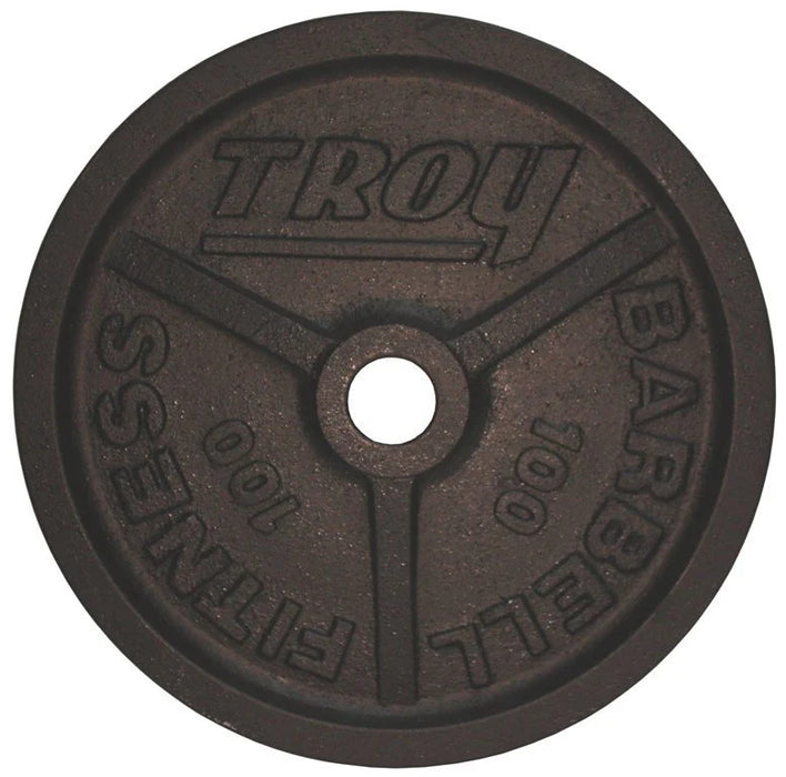 Troy Premium Black Cast Iron Bumper Plate | PO