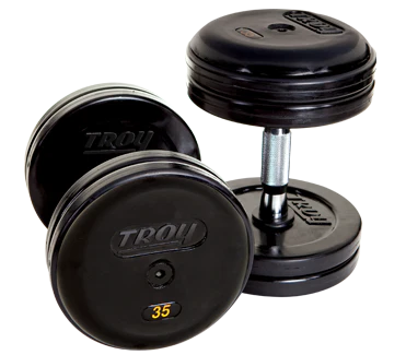 Troy Pro-Style Rubber Encased Dumbbell Set | RUFD