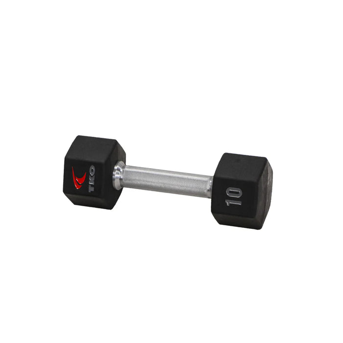 TKO Urethane Hex Dumbbell Set with 3-Tier Mega Rack | S891