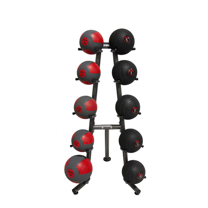 TKO Medicine Ball Set with Storage Rack | S849