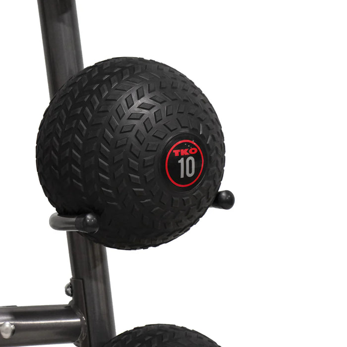 TKO Medicine Ball Set with Storage Rack | S849