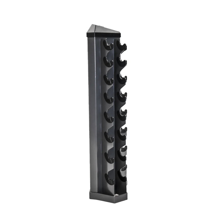 TKO Urethane Hex Dumbbell Set with 8 Pair Vertical Rack | S826