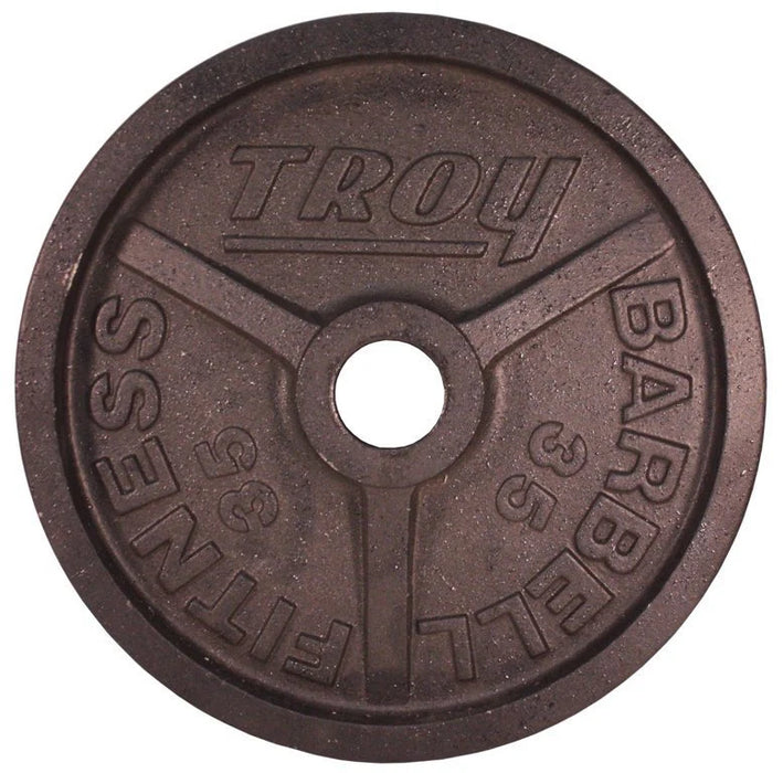 Troy Premium Black Cast Iron Bumper Plate | PO