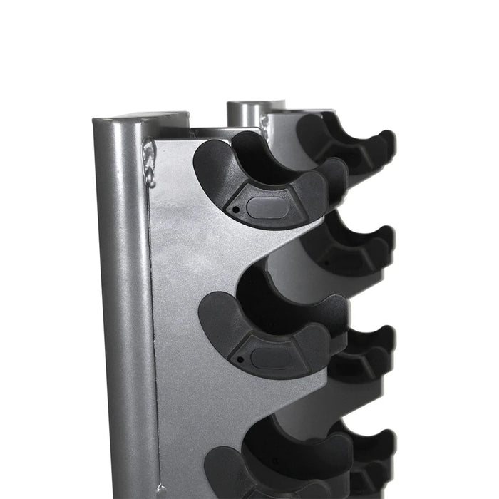 TKO Urethane Hex Dumbbell Set with 10 Pair Vertical Rack | S840