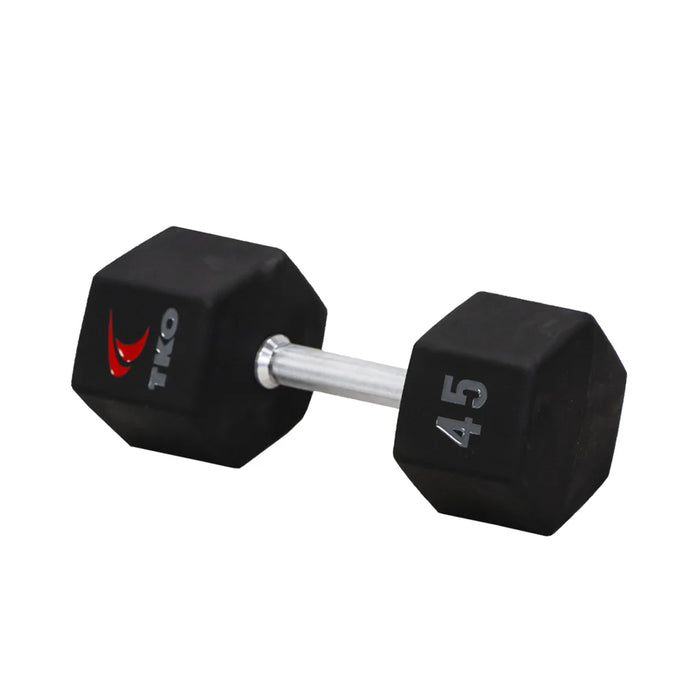 TKO Urethane Hex Dumbbell with 3-Tier Shelf Rack | S6235