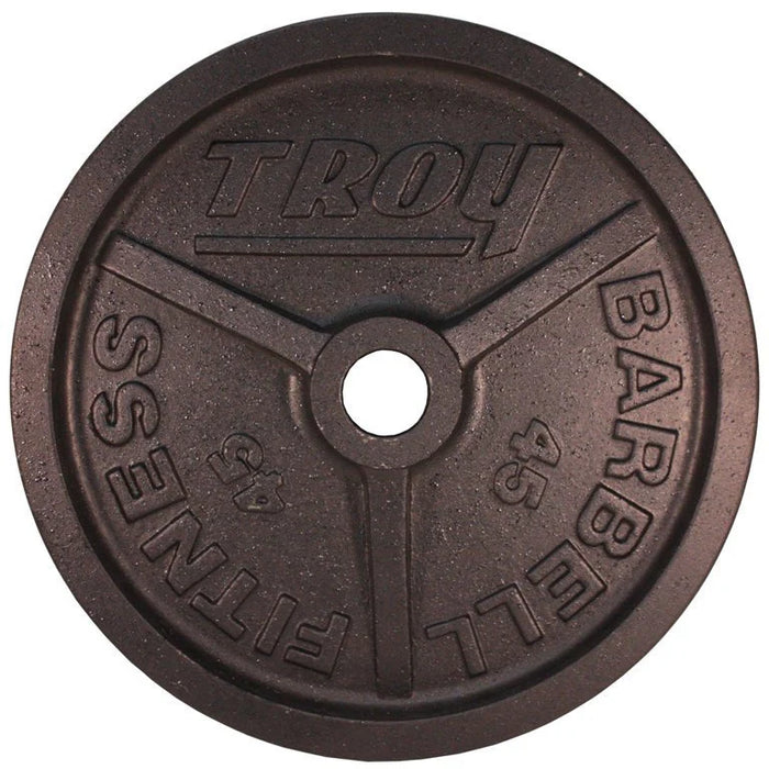 Troy Premium Black Cast Iron Bumper Plate | PO