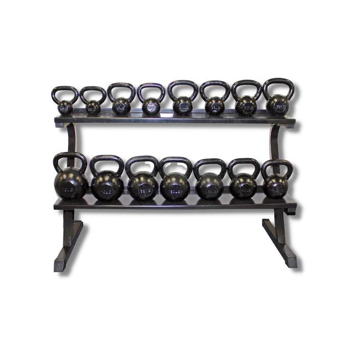 Troy VTX 2-Tier Horizontal Kettlebell Storage Rack | KBR-14