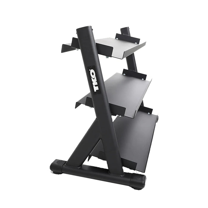 TKO Urethane Hex Dumbbell with 3-Tier Shelf Rack | S6235