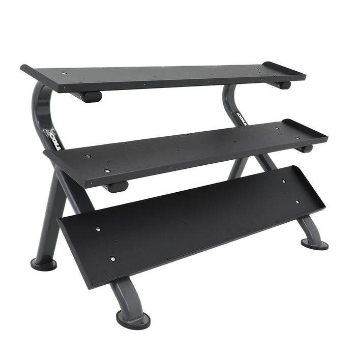 TKO 3-Tier Horizontal Dumbbell Storage Rack | 890HDR