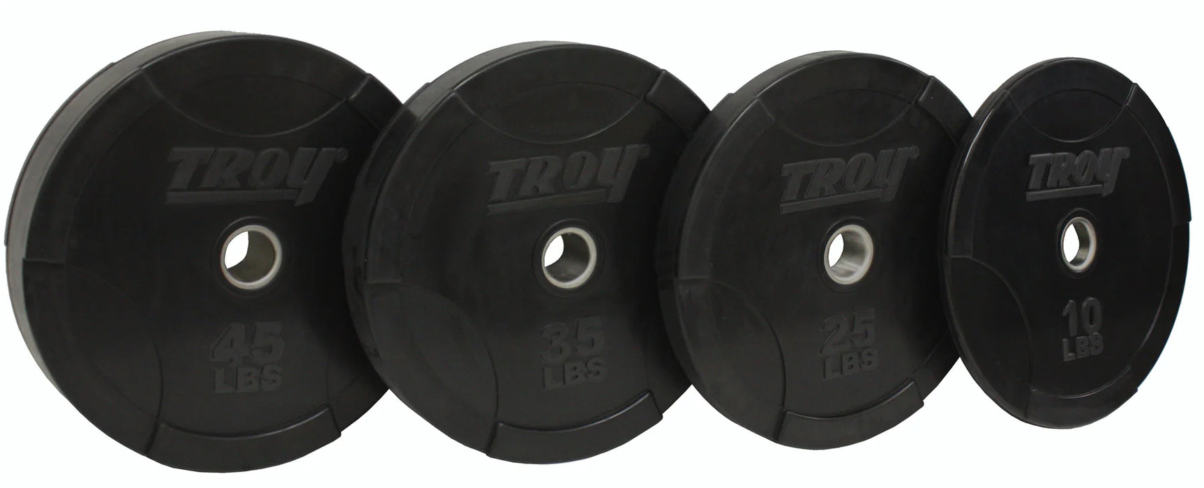 Troy Solid Rubber Interlocking Bumper Plate | BO