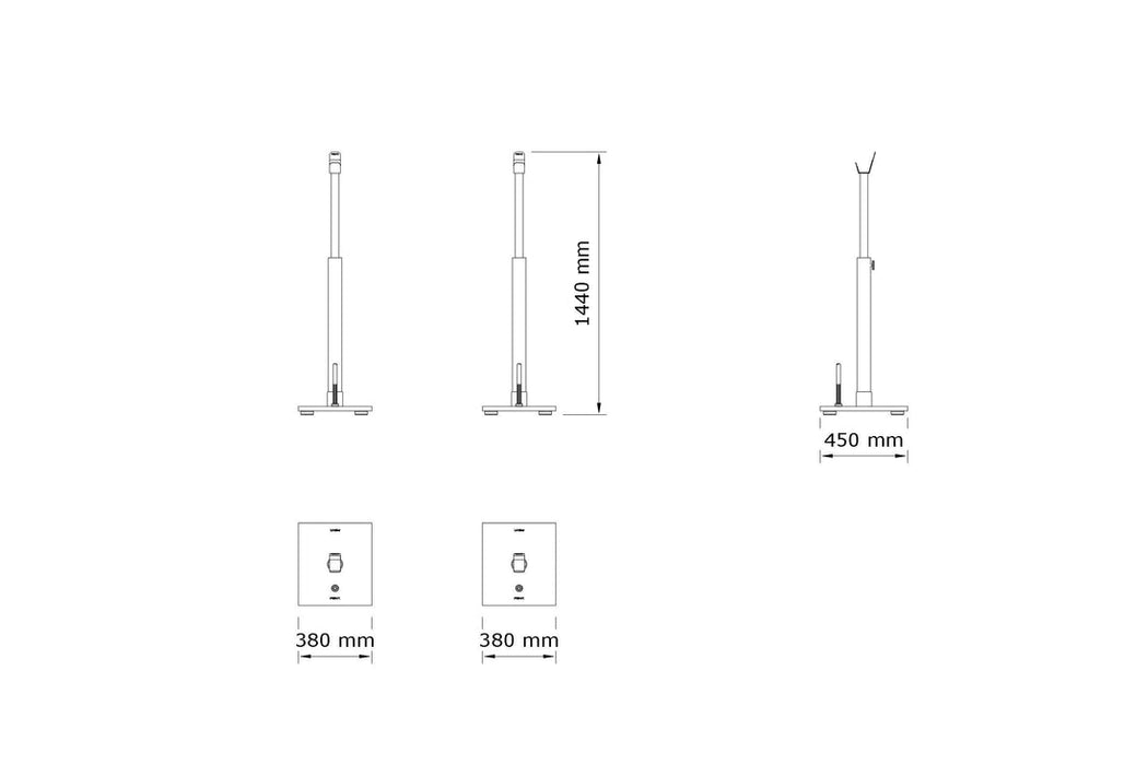 BYSTRA™ - Press Rack for Gym Weight Bench