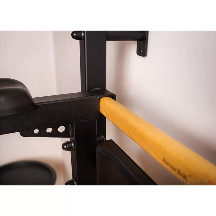 BenchK 723 Wall Bars with Pull-up Bar, Dip Bar & Workout Bench