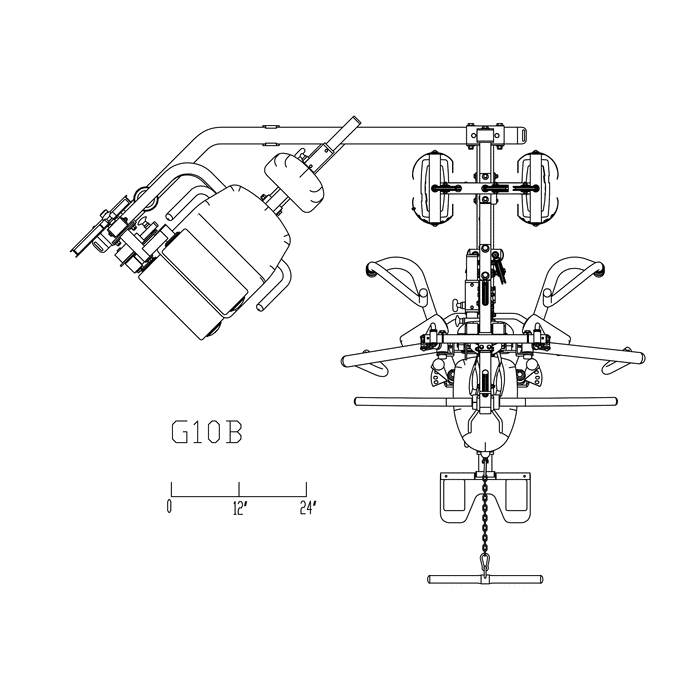 Body-Solid G10B Bi-Angular Multi Stack Home Gym Machine