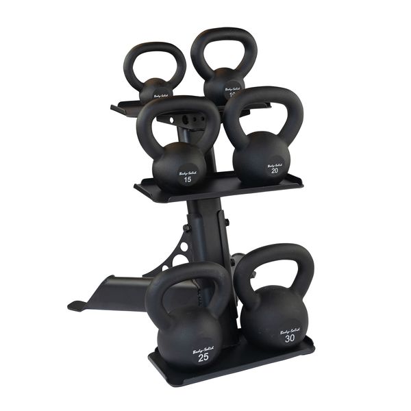 Body-Solid GDKR50B 3-Tier Kettlebell Rack