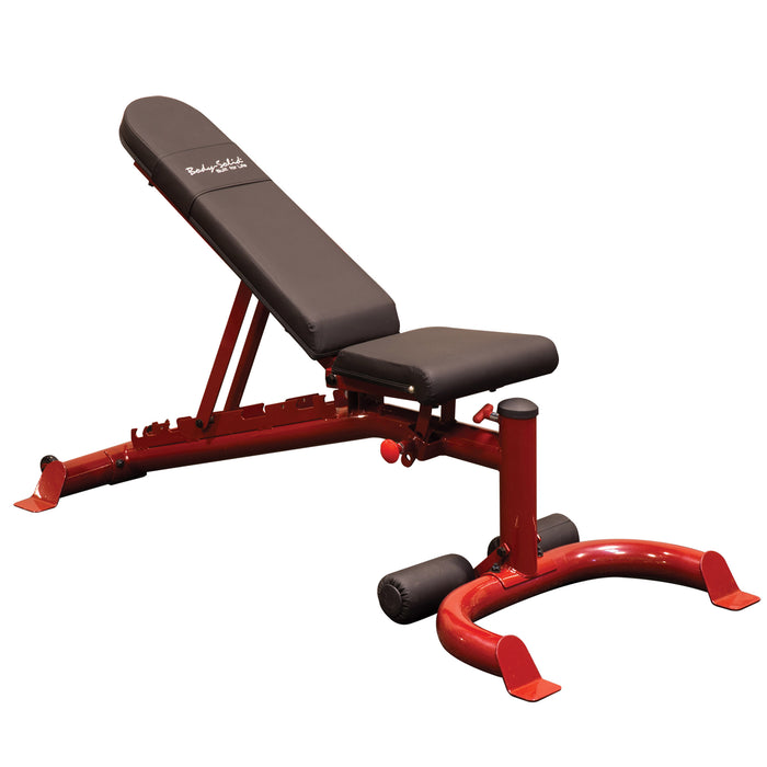 Body-Solid GLGS100P4 Corner Leverage Machine with Bench