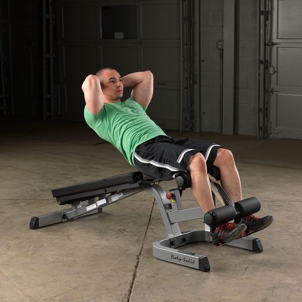 Body-Solid GFID71 Heavy Duty Flat/Incline/Decline Bench