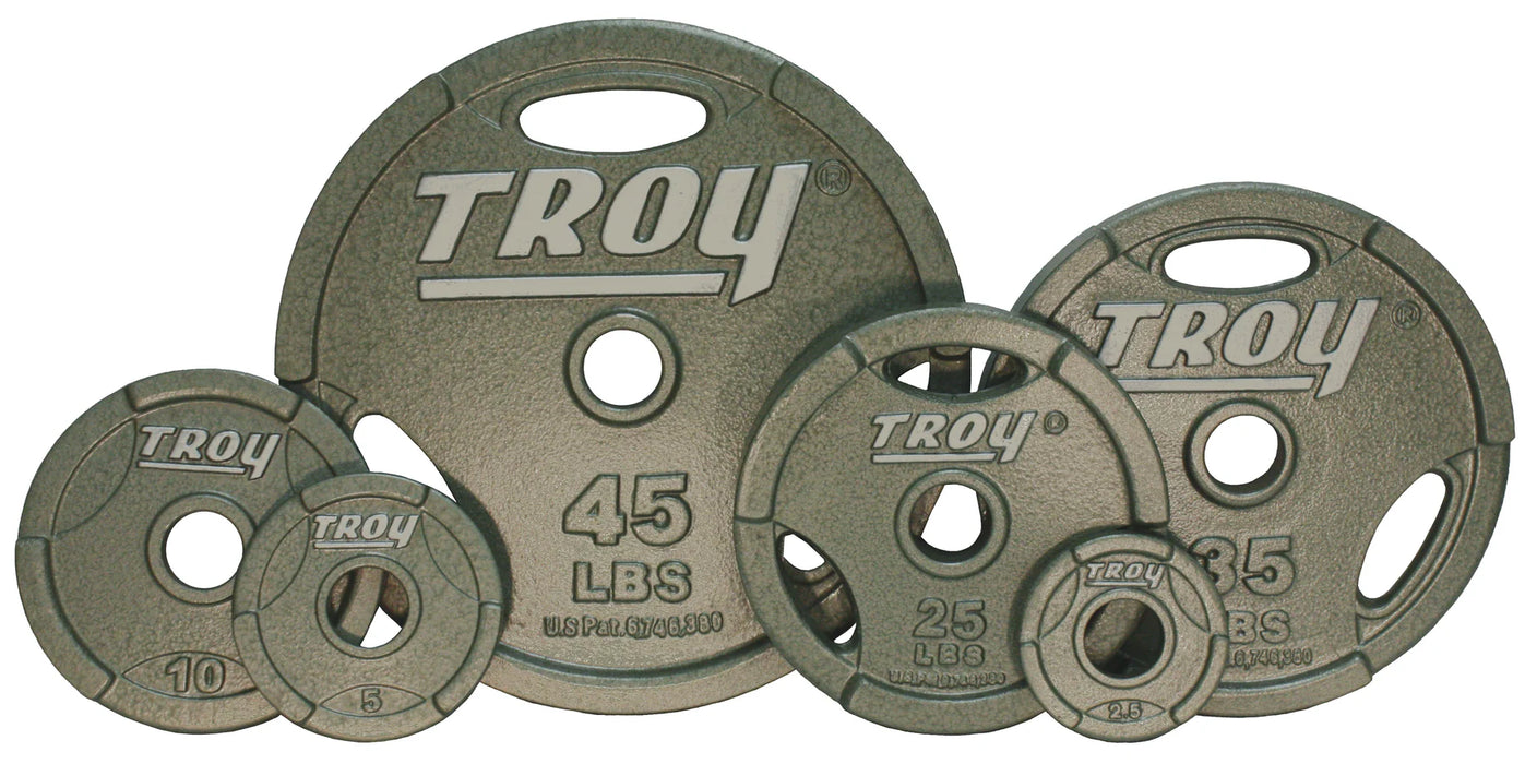 Troy Hammertone Cast Iron Interlocking Olympic Grip Plate | GO