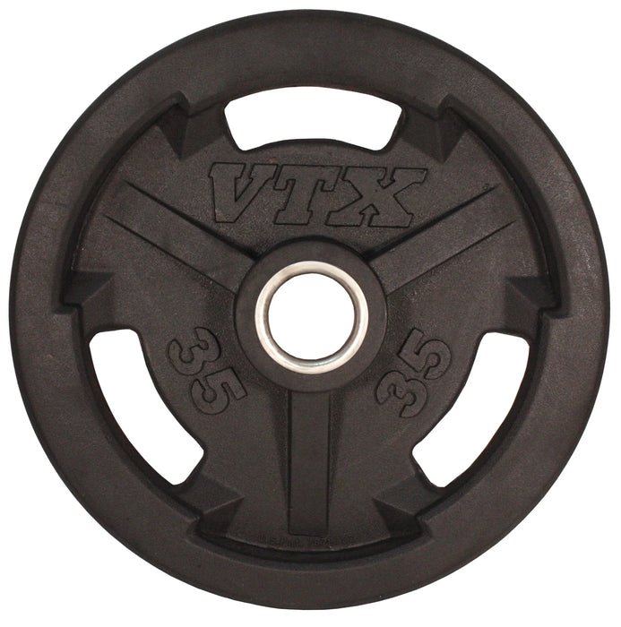 Troy VTX Rubber Olympic Grip Plate | GO-VR