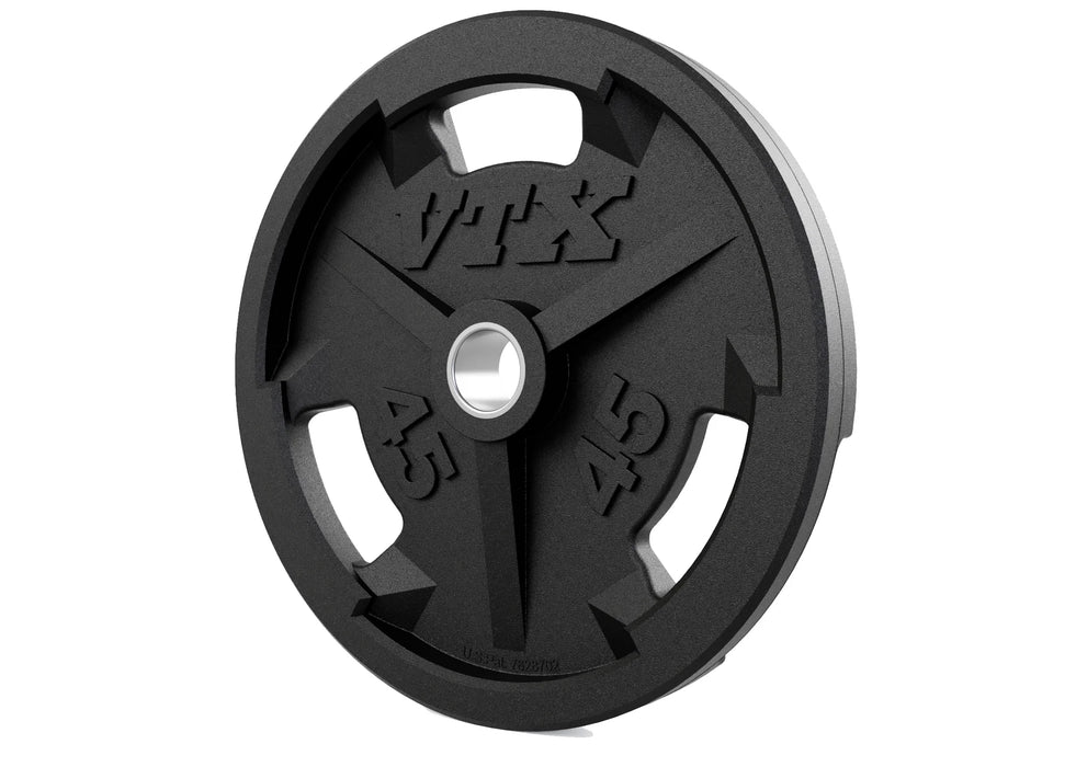 Troy VTX Rubber Olympic Grip Plate | GO-VR