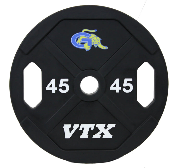 Troy VTX Urethane Olympic Grip Plate | GO-VU