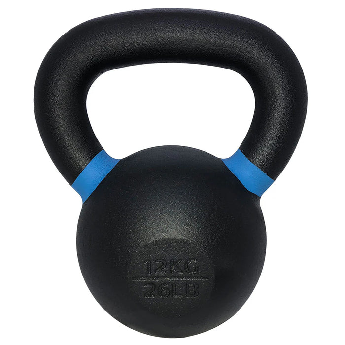 TKO Cast Iron Kettlebell Set with 3-Tier Storage Rack | S856