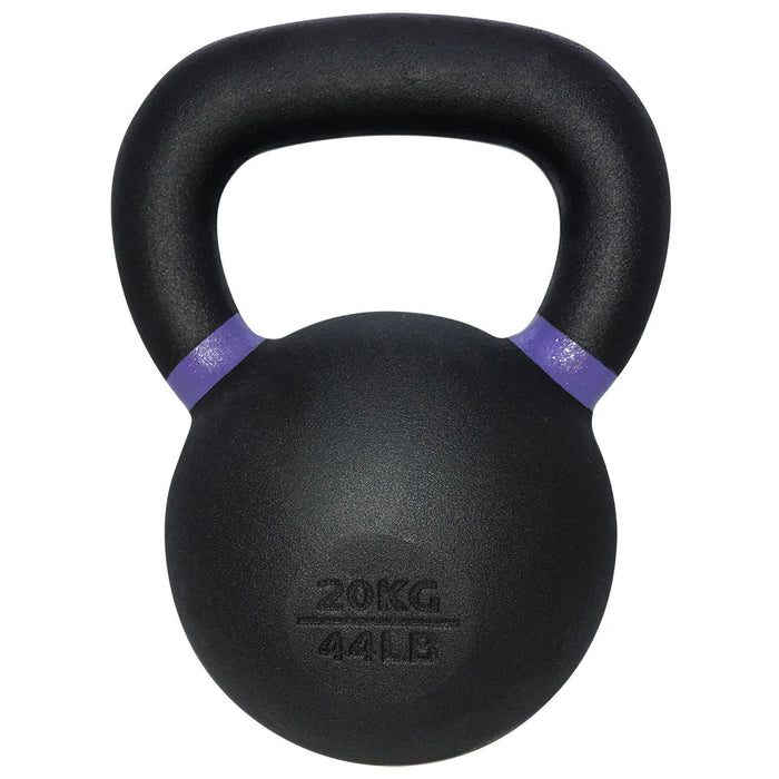 TKO Cast Iron Kettlebell Set with 3-Tier Storage Rack | S856