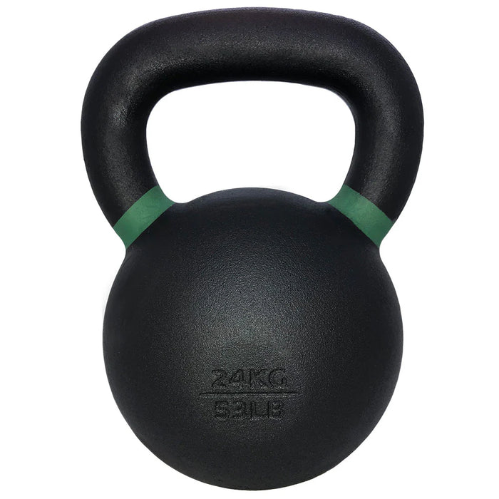 TKO Cast Iron Kettlebell Set with 3-Tier Storage Rack | S856