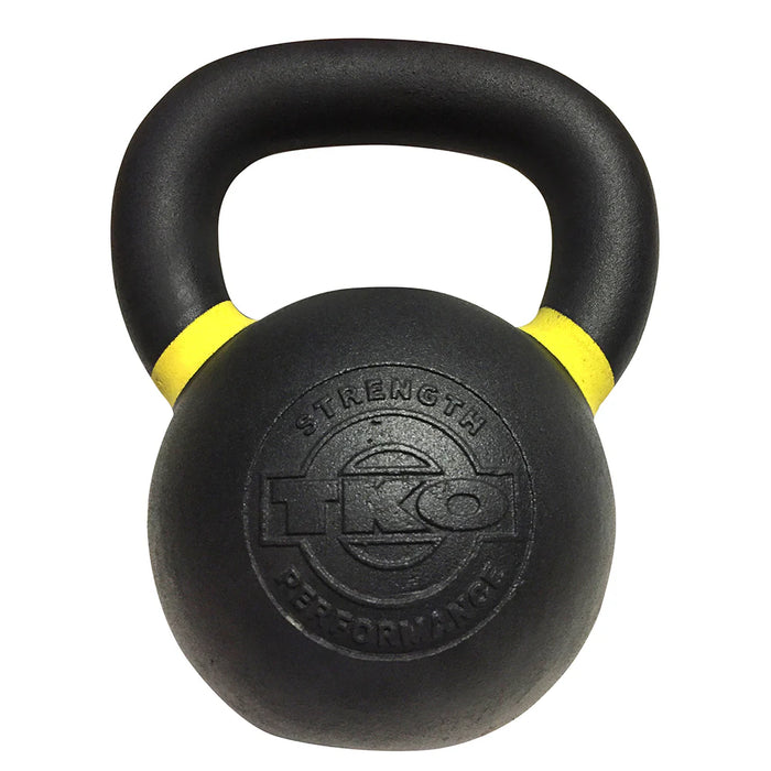 TKO Cast Iron Kettlebell Set with 3-Tier Storage Rack | S856