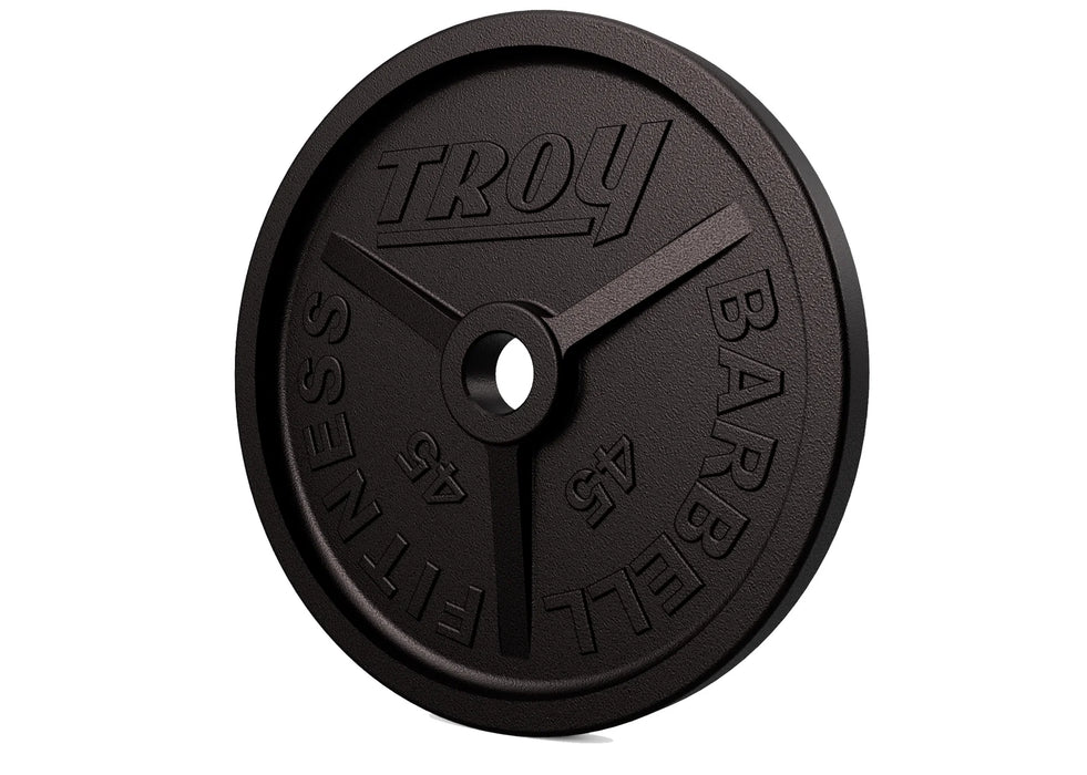 Troy Premium Black Cast Iron Bumper Plate | PO