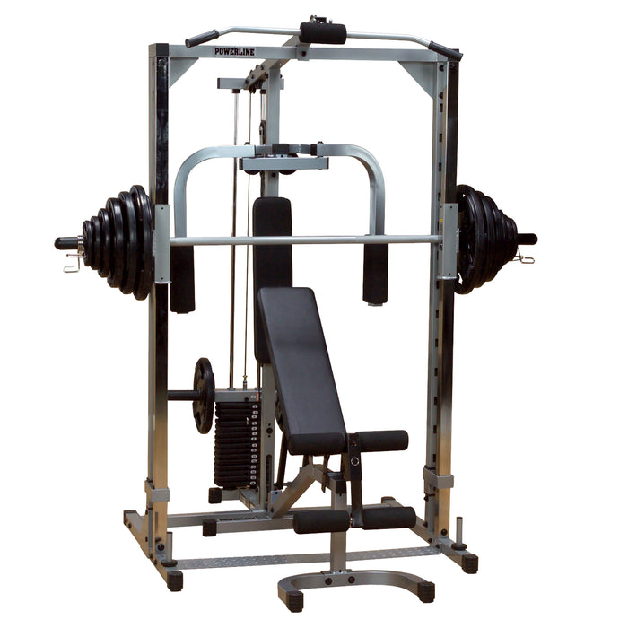 Body-Solid Powerline PSM1442XS Smith Machine Bundle