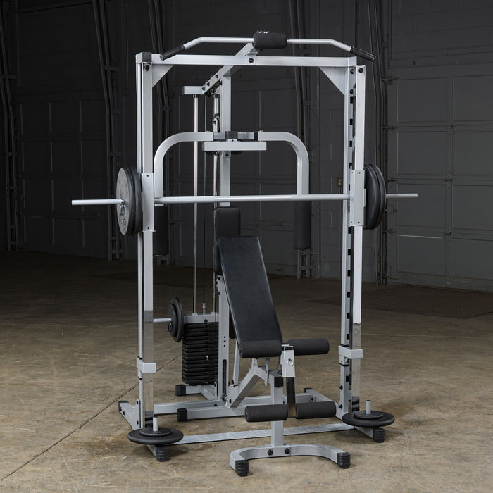 Body-Solid Powerline PSM1442XS Smith Machine Bundle