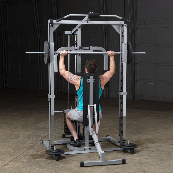Body-Solid Powerline PSM1442XS Smith Machine Bundle