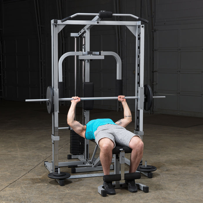 Body-Solid Powerline PSM1442XS Smith Machine Bundle