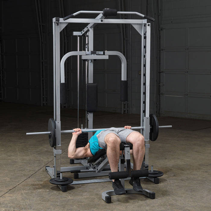 Body-Solid Powerline PSM1442XS Smith Machine Bundle