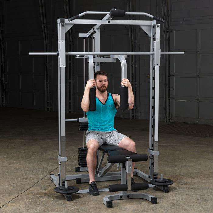 Body-Solid Powerline PSM1442XS Smith Machine Bundle