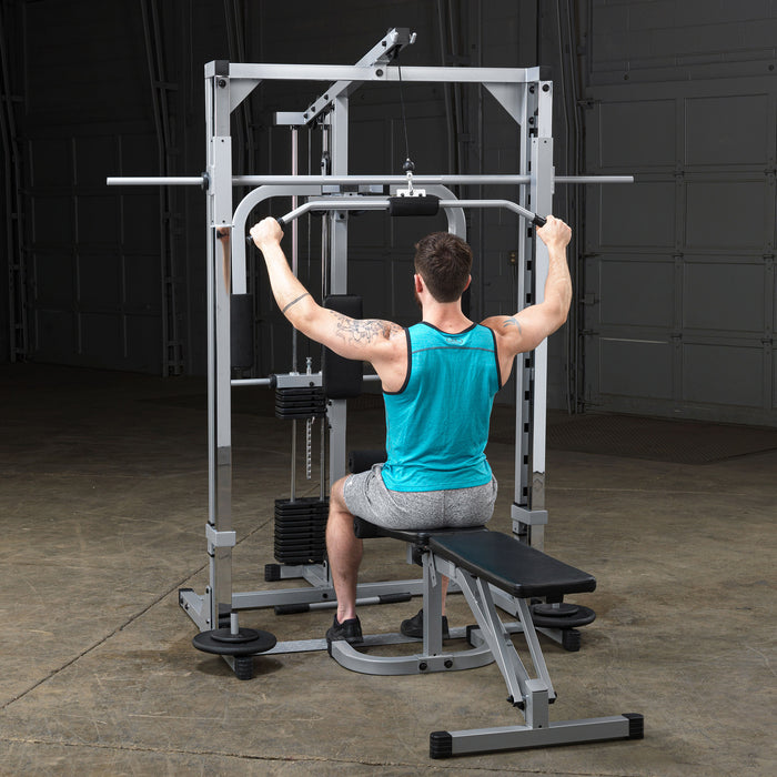Body-Solid Powerline PSM1442XS Smith Machine Bundle