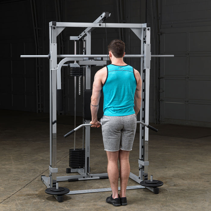 Body-Solid Powerline PSM1442XS Smith Machine Bundle