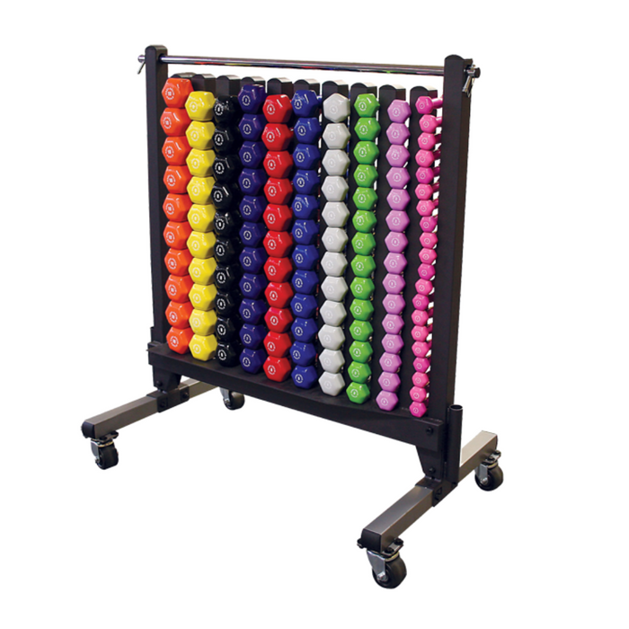 Body-Solid GDR500 Commercial Vinyl/Neoprene Dumbbell Rack