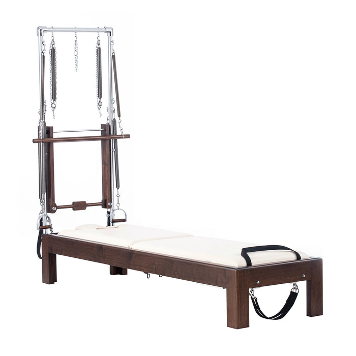 Legacy Apparatus Walnut Pilates Reformer with Tower