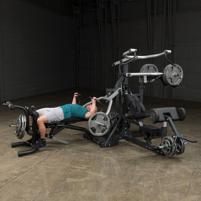 Body-Solid SBL460P4 Freeweight Leverage Machine Gym Set