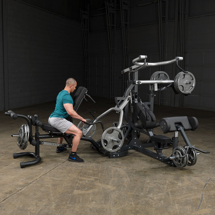 Body-Solid SBL460P4 Freeweight Leverage Machine Gym Set