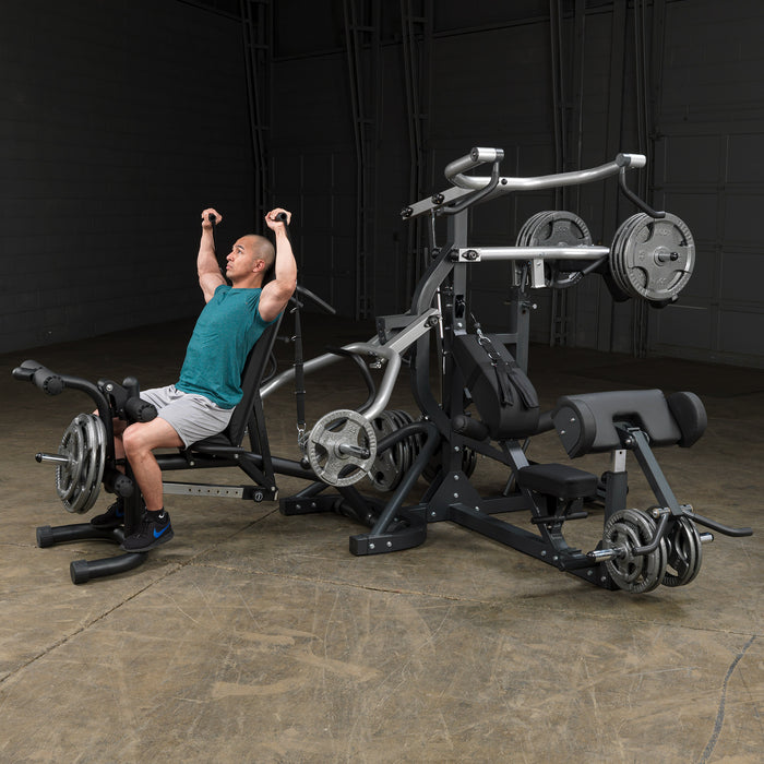 Body-Solid SBL460P4 Freeweight Leverage Machine Gym Set