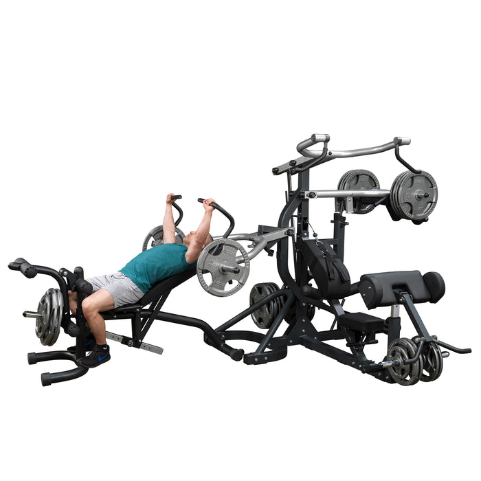 Body-Solid SBL460P4 Freeweight Leverage Machine Gym Set
