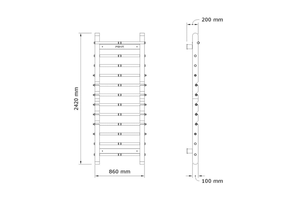 SCALA™ ADVANCE - Fitness Wall Bar