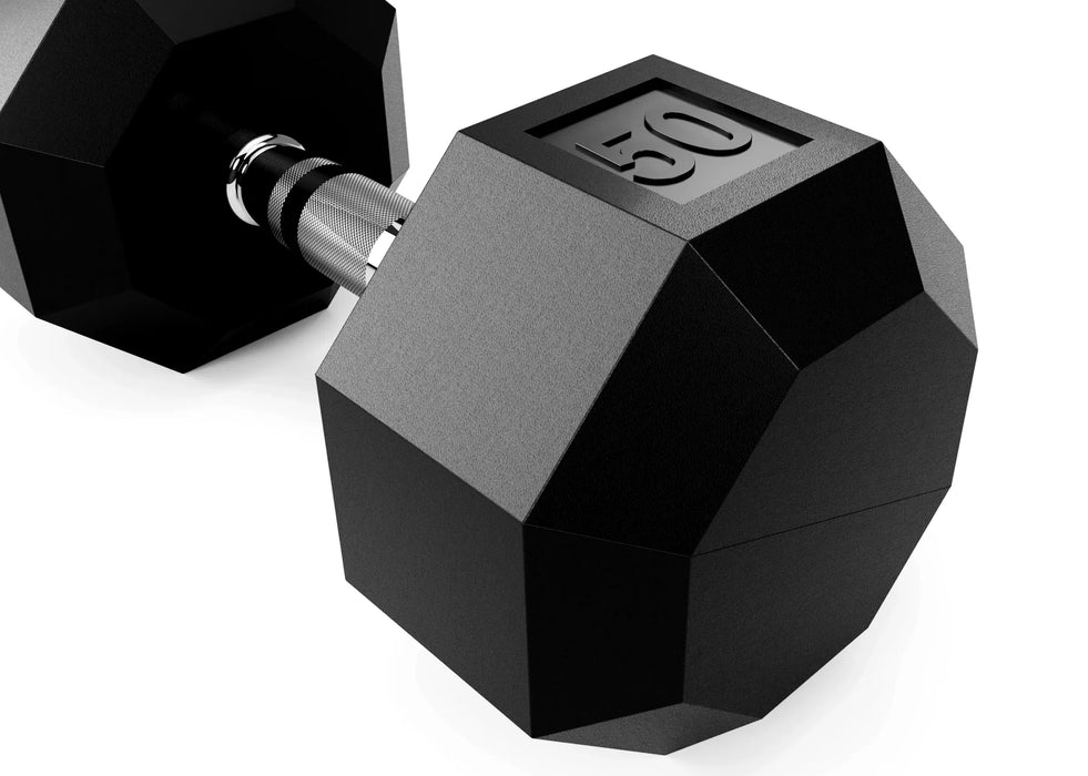 Troy VTX 8-Sided Rubber Dumbbell | SD-R