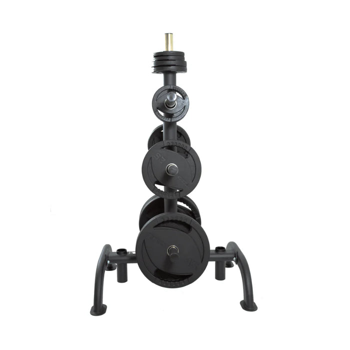 TKO Olympic Rubber Plate Set with Plate Tree | S6210-OR255