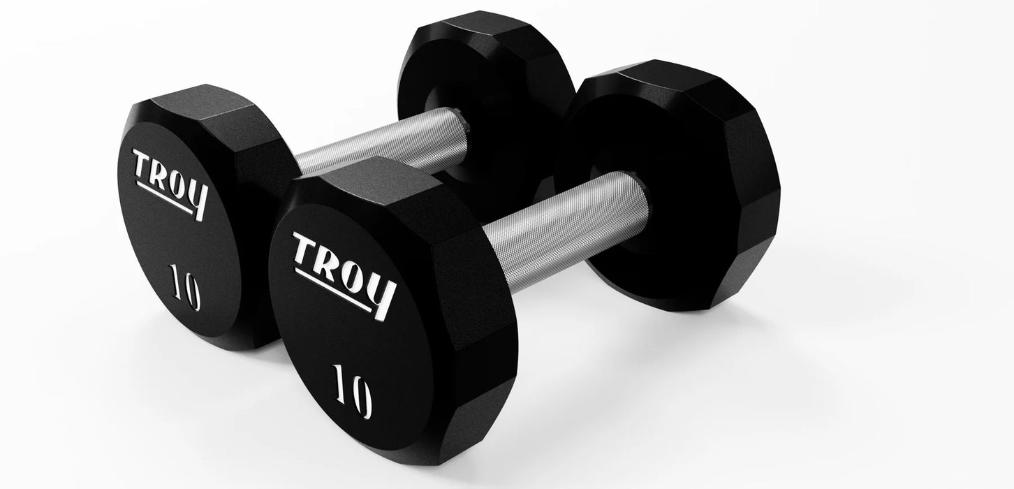 Troy 12-Sided Urethane Dumbbell Set | TSD-U