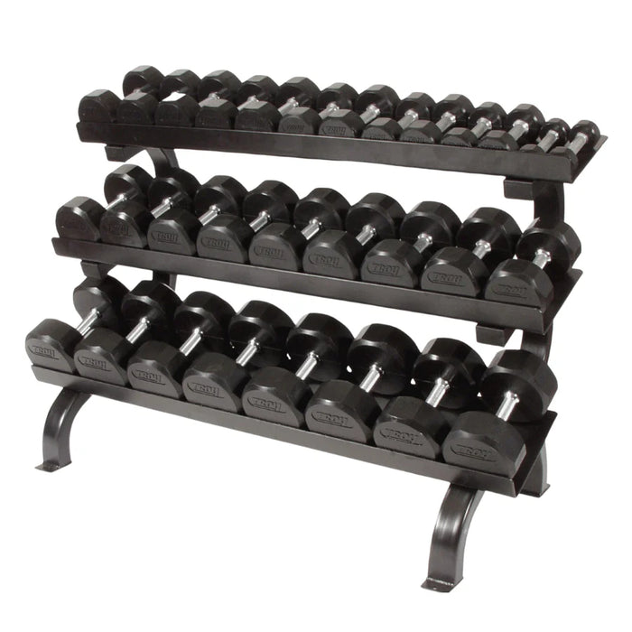 Troy VTX 3-Tier Dumbbell Shelf Storage Rack | GTDR-3