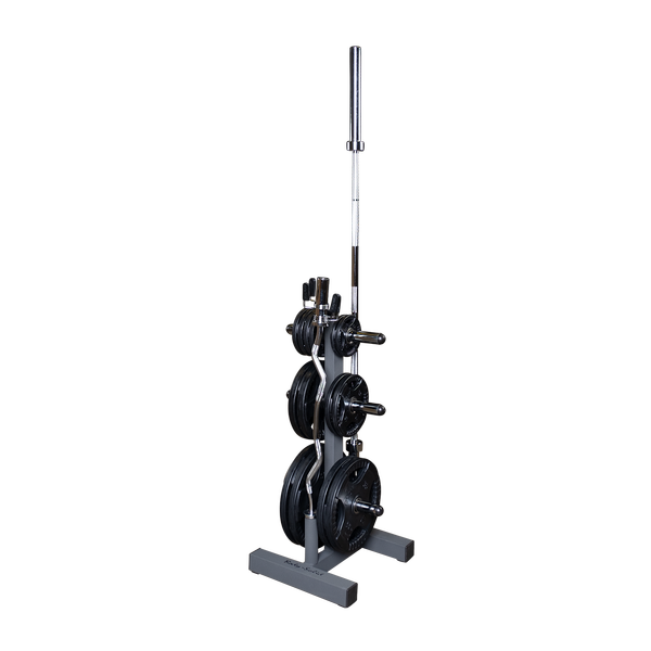 Body-Solid WT46 Olympic Plate Tree & Bar Holder