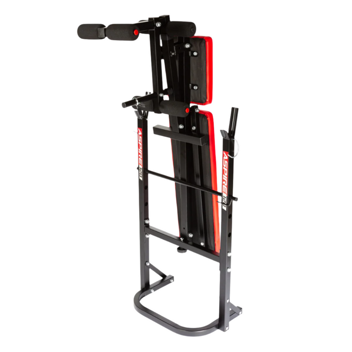 YORK Aspire 120 Flat to Incline/Folding Bench with Leg Curl
